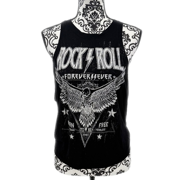 ROCK'N'ROLL FOREVER LOOSE FIT TANK TOP - Picture 3 of 6